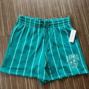 NWT PacSun Hawaii Varsity Sweat Shorts